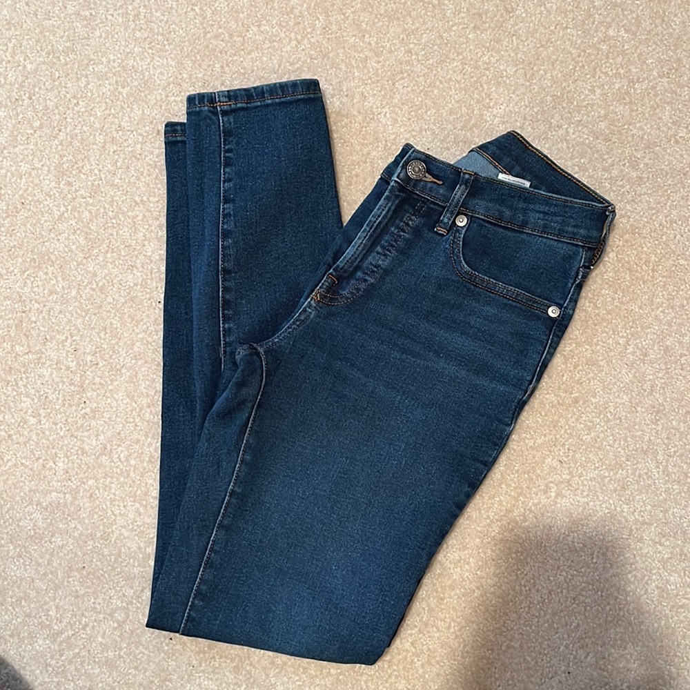 Everlane Mid Rise Authentic Stretch Skinny Jeans